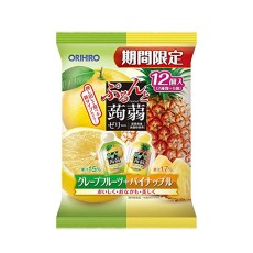 곤약 젤리 파우치 자몽+파인애플 12개입