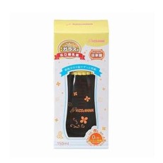 키즈앤마마 유리 광구 젖병 150mL(옐로)