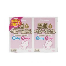 키즈앤마마 말기름 배합 베이비 비누 80g 2개 세트